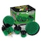 Drill Brush Power Scrubber By Useful Products 5 in W 5 in L Brush, Green G-S-542CO-QC-DB - alternate 1